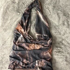 Chic Multicolor Halter Top